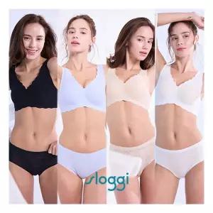 트라이엄프슬로기 제로필 레이스 브라팬티 4세트 698287