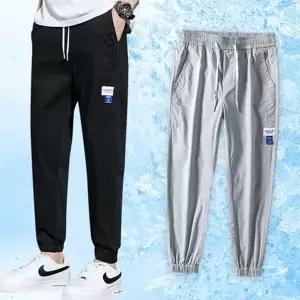 조거 팬츠 쿨링 밴딩 남성면 남성 조거 팬츠 데일리 여름 트레이닝 스포츠