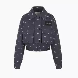 [에고이스트][BLUE LABEL]플라워 크롭 워크 자켓 ES2OJK02