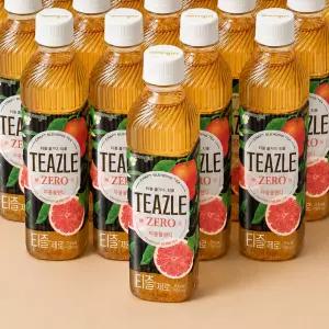 웅진 티즐 제로 자몽블랙티 페트 500ml 20개