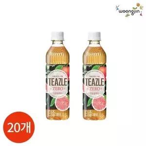 웅진 티즐 제로 자몽 블랙티 500ml x 20PET (10506294)