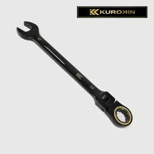 KUROKIN 쿠로킨 라쳇렌치 기어스패너 90기어 교체형헤드 전문가용 17mm (CWL-17-BG)