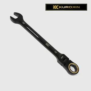 KUROKIN 쿠로킨 라쳇렌치 기어스패너 90기어 교체형헤드 전문가용 13mm (CWL-13-BG)
