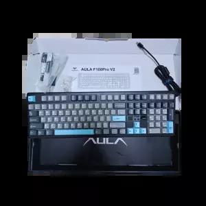 독거미 AULA F108Pro V2 유무선 8K 기계식 키보드 국내 정품 (모던 블랙, 유성축)