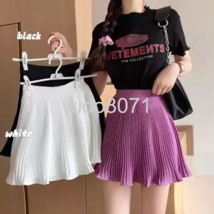 G126506_뒷밴딩 미니플리츠 스커트 골프 테니스스커트