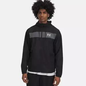 [백화점 정품] 언더아머 Under Armour 1361621-005 블랙 UA 스포츠스타일 남성 윈드브레이커 자켓 재킷 바