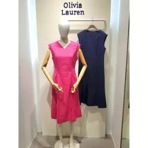 올리비아로렌 패플 여성 브이넥 민소매 머메이드 원피스 vocoa4m5141 ECJ1386338