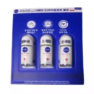 니베아 데오드란트 롤온 드라이컴포트 50ml x 3개