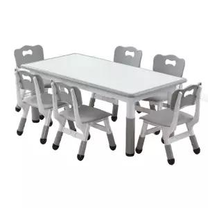 테이블 책상 조립 2의자 고래 의자 파랑 보육원