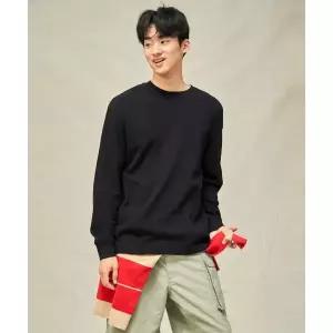 매장정품 BEANPOLE 빈폴 MEN [BEANPOLEKNAP] 와플 라운드티 블랙 (BC5341N045) BC5341N045 2025469