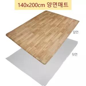 거실 바닥매트 쿠션장판 층간소음방지 140x200 양면 우든메이플 쿠션매트 어린이 놀이방