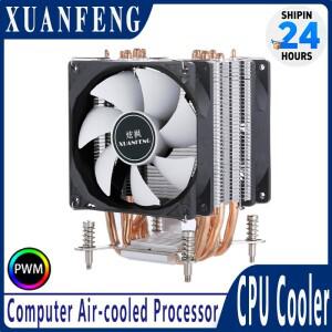 XUANFENG 저소음 CPU 쿨러 싱글 타워 구조 2/4/6 히트파이프 냉각 팬 인텔 I3 XeonE5 2011 프로세서 호환