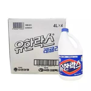 유한락스 레귤러 4L 한박스