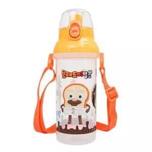 브레드이발소 시럽 원터치 물통 450ml 어린이 캐릭터 물병 유치원물통 450ml물병