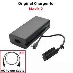 dji 호환 매빅 2 시리즈 드론 교체 수리 부품용 AC 전원 케이블 포함 프로/줌 배터리 충전기