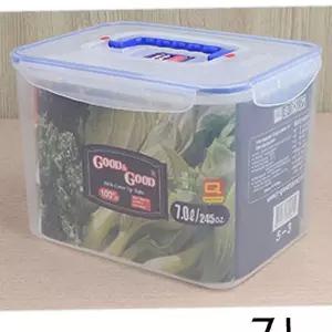 마리빙 사각 핸디락 보관 반찬통 도시락 밀폐 굿앤굿 김치통 플라스틱용기 7L 대용량