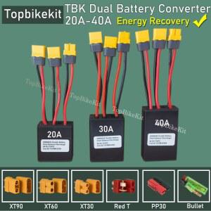 20V 100V 20A/30/40A 전기 자전거 이중 배터리 방전 컨버터 스위처 듀얼 배터리 병렬 모듈 에너지 회수 지원