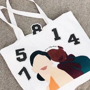 패치 동물와펜 다림질 검정 숫자 자수종류 가죽공예부자재 부착용 와팬 에코백
