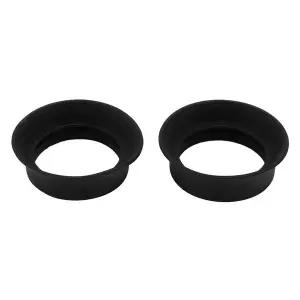 스코프 접안렌즈 아이컵 28-32mm 현미경 단안 쌍안 접이식 소프트 고무 아이피스 커버 2 개