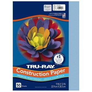 TRU RAY 중량 구 스 블루 방지 페이퍼 X 9 색 바램 아트 12 50매