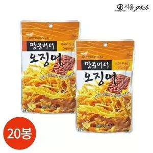 [셀러허브 식품]CL 서울지앤비 땅콩버터 오징어 18g x 20봉 (51867931)