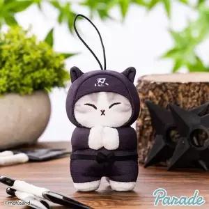 닌쟈냥 마스코트 가방고리 열쇠고리 인형 10cm_블랙 (51845699)