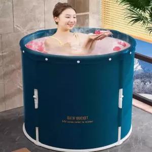 간이 욕조 가정용 접이식 폴딩욕조 원터치 전신 반신욕 목욕통 성인용
