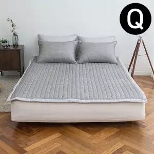 그레이 패드 Q 카페트겸용 마이크로화이바 퀸 논슬립
