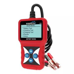 Veepeak 12V 자동차 배터리 테스터 로드 오토모티브 100-2000 CCA 알터네이터 분석기 디지털 차량 충전 및