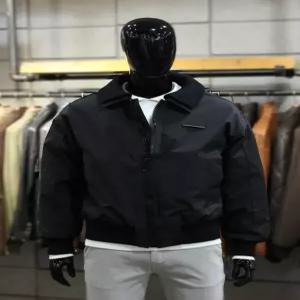 니트더블카라 덕다운 세미오버핏블루종 m-qcjp54bk