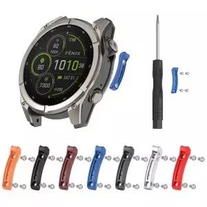 Garmin Fenix 8 AMOLED/SOLAR 47 51mm/Quatix 8/Tactix 충돌 방지 프레임 스트립 시계 부품용 금속 보호