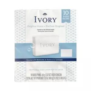 아이보리 IVORY 오리지널 비누 순한 저자극 세수비누 90g 10개