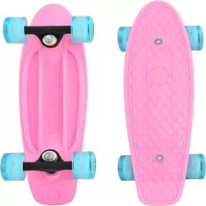 Cyboard 17인치X5인치 하이 바운스 PU 휠이 스케이트보드 미니 크루저 보드 완성