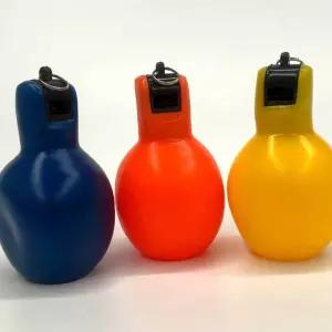 누르는 호루라기 PVC 수동호루라기