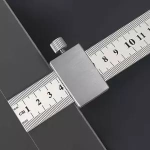 [제이큐]고정식 마킹게이지 40cm 스틸자 목공 도구