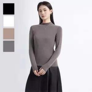 스터닝팩토리 목폴라 걸스 상티 언더레이어코디레이어드 엘라스틱 하프터틀 모달 티셔츠 시즌