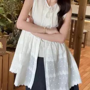 (올핀)여름 레이어드 민소매 베스트 롱조끼 스타일