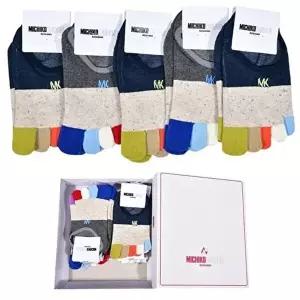 여성양말 미치코런던 오색 숙녀 발가락 덧신0017sf