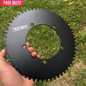 PASS QUEST 130BCD 체인링 5 Claw 폐쇄형 디스크 원형/타원형 42/44/46/48/50/52/54/56/58/60T SRAM RED APEX 자전거 크랭크셋용