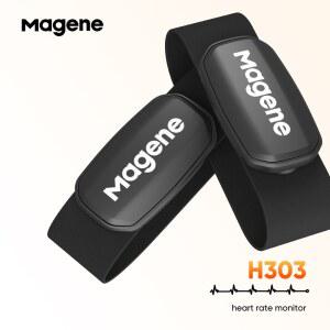Magene H303 심박수 모니터 무버 센서 듀얼 ANT 블루투스 가슴 스트랩 포함 사이클링 컴퓨터 자전거 와후 가민 스포츠
