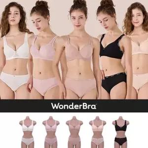 원더브라최신상 누드앤누드 스킨패키지 브라팬티 5세트
