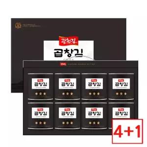 [4+1] 광천김 곱창김 캔김 30g x 8캔 선물세트 / 명절선물 김 선물