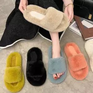 여자여름신발 털슬리퍼 퍼슬리퍼 225-260 DS-AL730
