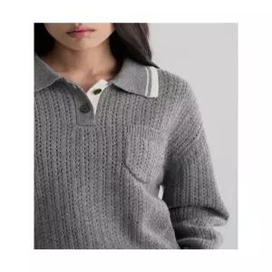 에잇세컨즈 배색 칼라 풀오버 애쉬 356151CMK4 5979041