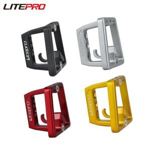 JKLapin Litepro 자전거 앞 선반 가방 어댑터 Brompton 캐리어 Dahon 용 3 홀 전면 블록