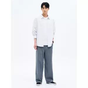 에잇세컨즈 세미와이드 슬럽 데님 팬츠 블루 455421EPBP 5059518