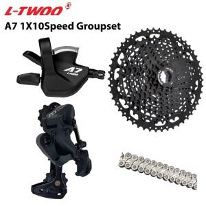 LTWOO A7 1X10S 그룹 세트 10 속도 시프트 레버 변속기 SUNSHINE 36T 42T 46T 50T MTB 산악 자전거 부품 용