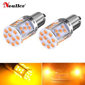 패키지 없음 하이퍼 플래시 1156 BA15S P21W T20 7440 Led 전구 방향 지시등 램프 앰버 오렌지 Canbus 오류