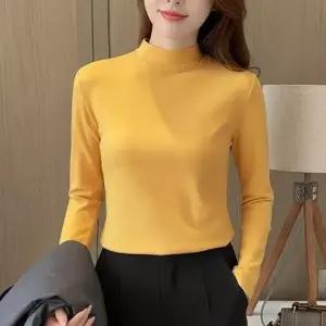 [라일리여성의류] Rly 베이직핏 여성용 식스컬러 브러시드 슬림목폴라티