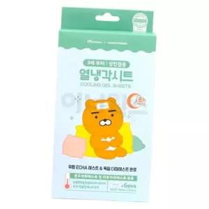 카카오프렌즈 라이언 열냉각시트 6매입